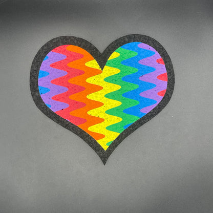 Natey Love Rainbow Heart Moodmat