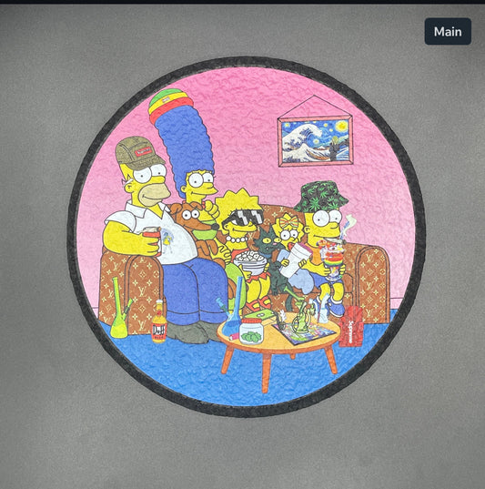 Hippie Hissle X The Seshons X MM Simpsons Supreme Family Moodmat