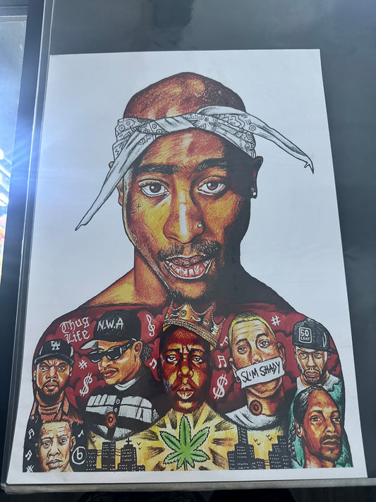 Forever Rising Tupac Print