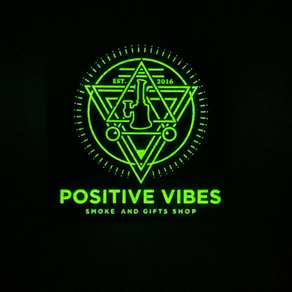 Positive Vibes Radioactive Logo Moodmat