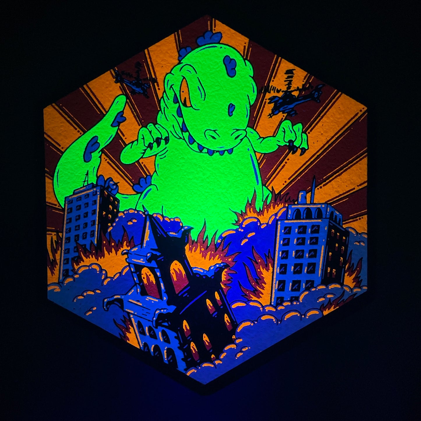 Dark Mountain Cult Green Reptar Moodmat