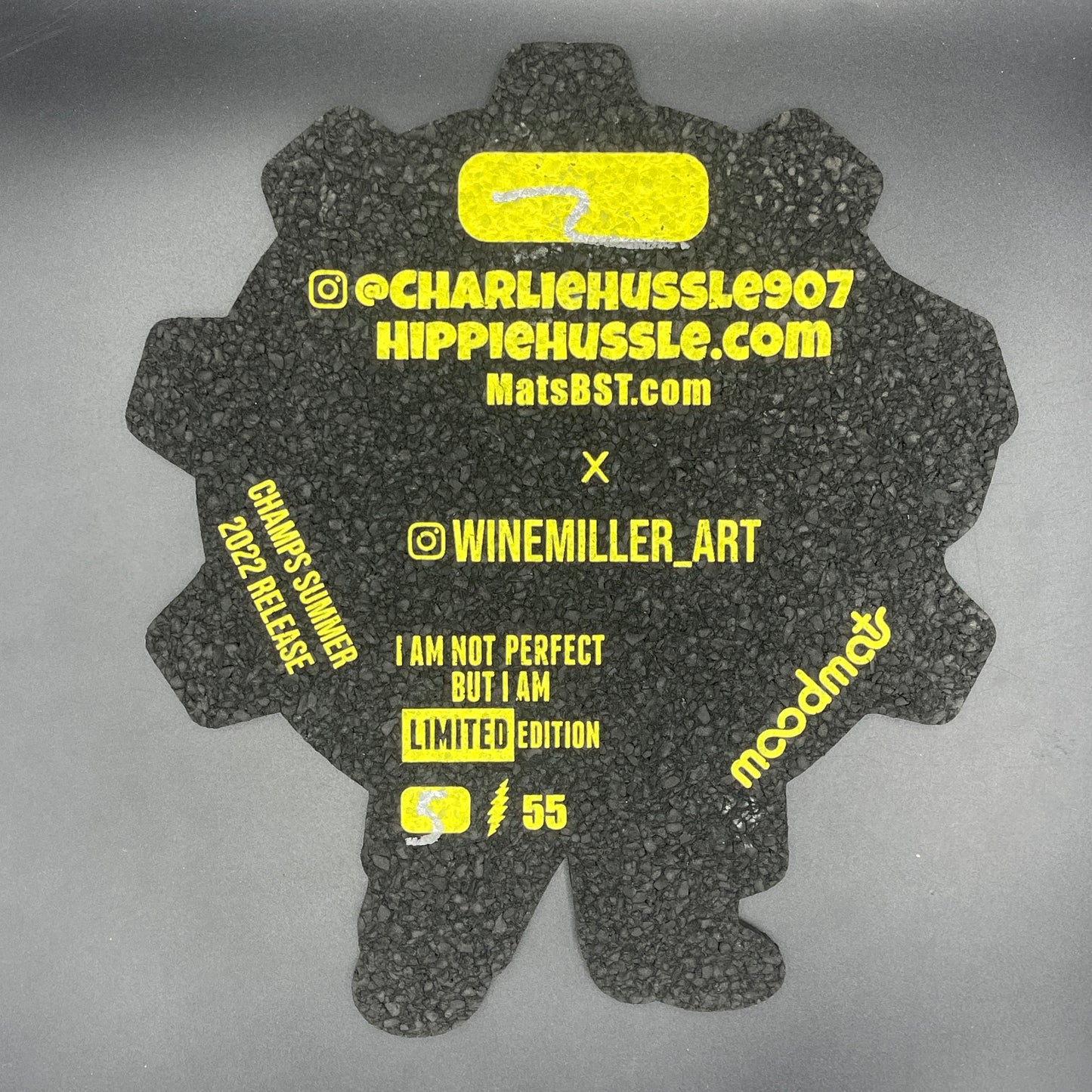 Hippie Hussle X Winemiller Art Champs Summer Release 2022 Fallout Vault Boy Moodmat