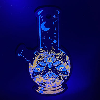 Dark Mountain Cult Orange Moth Bong Moodmat