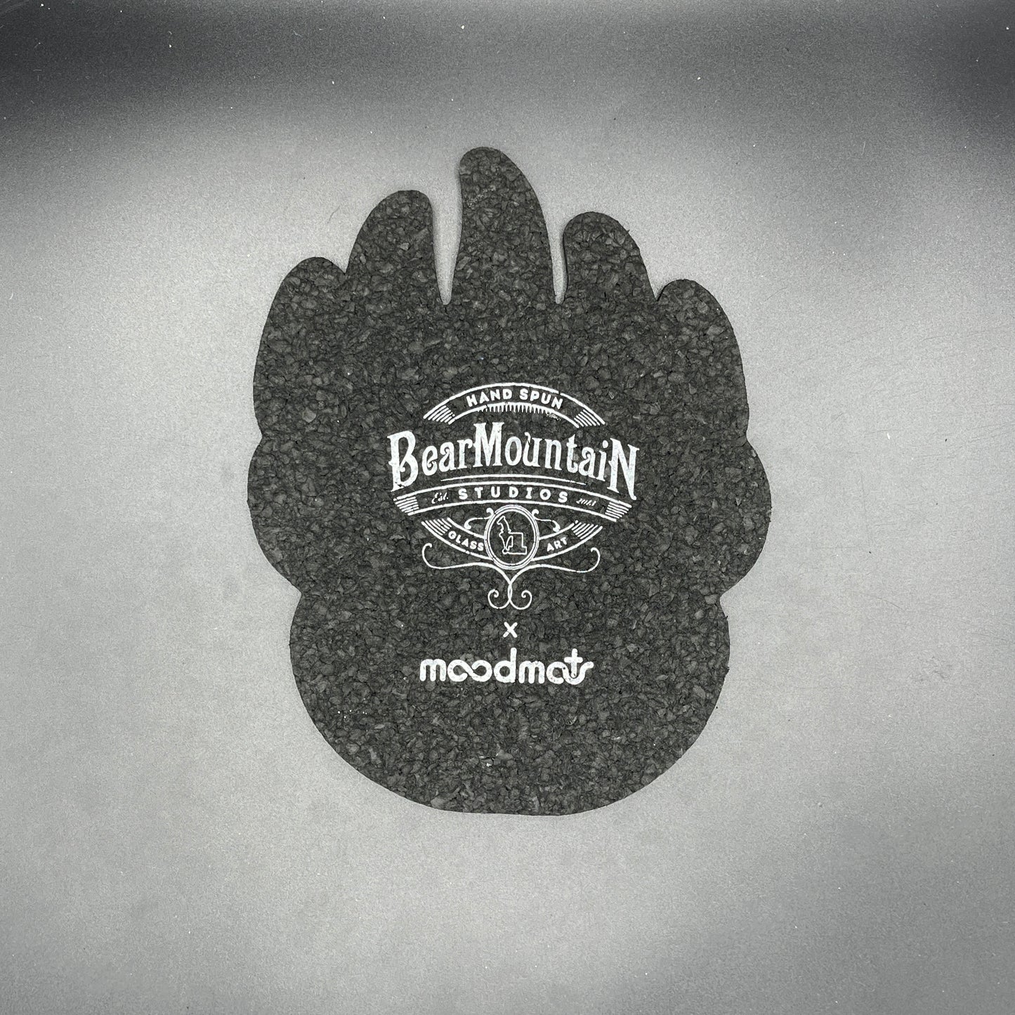 Bear Mountain Studios Peach To Blue Bear Paw Moodmat