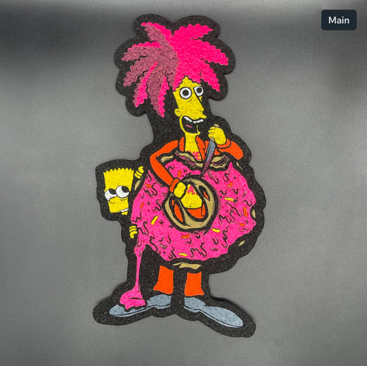 Hippie Hussle X The Seshons Sideshow Bob & Doughnut Moodmat