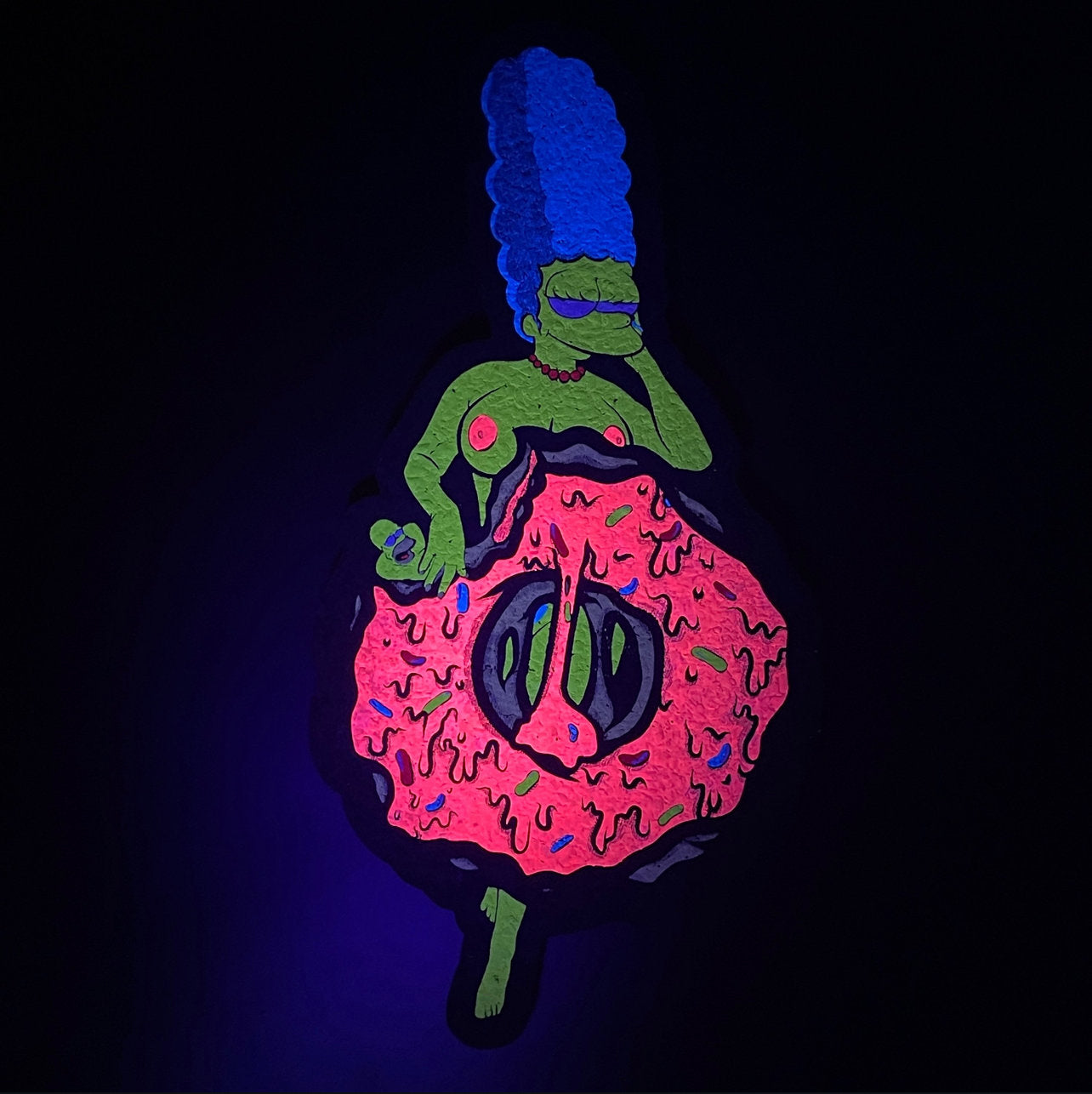 Hippie Hussle X The Seshons Marge & Doughnut Moodmat