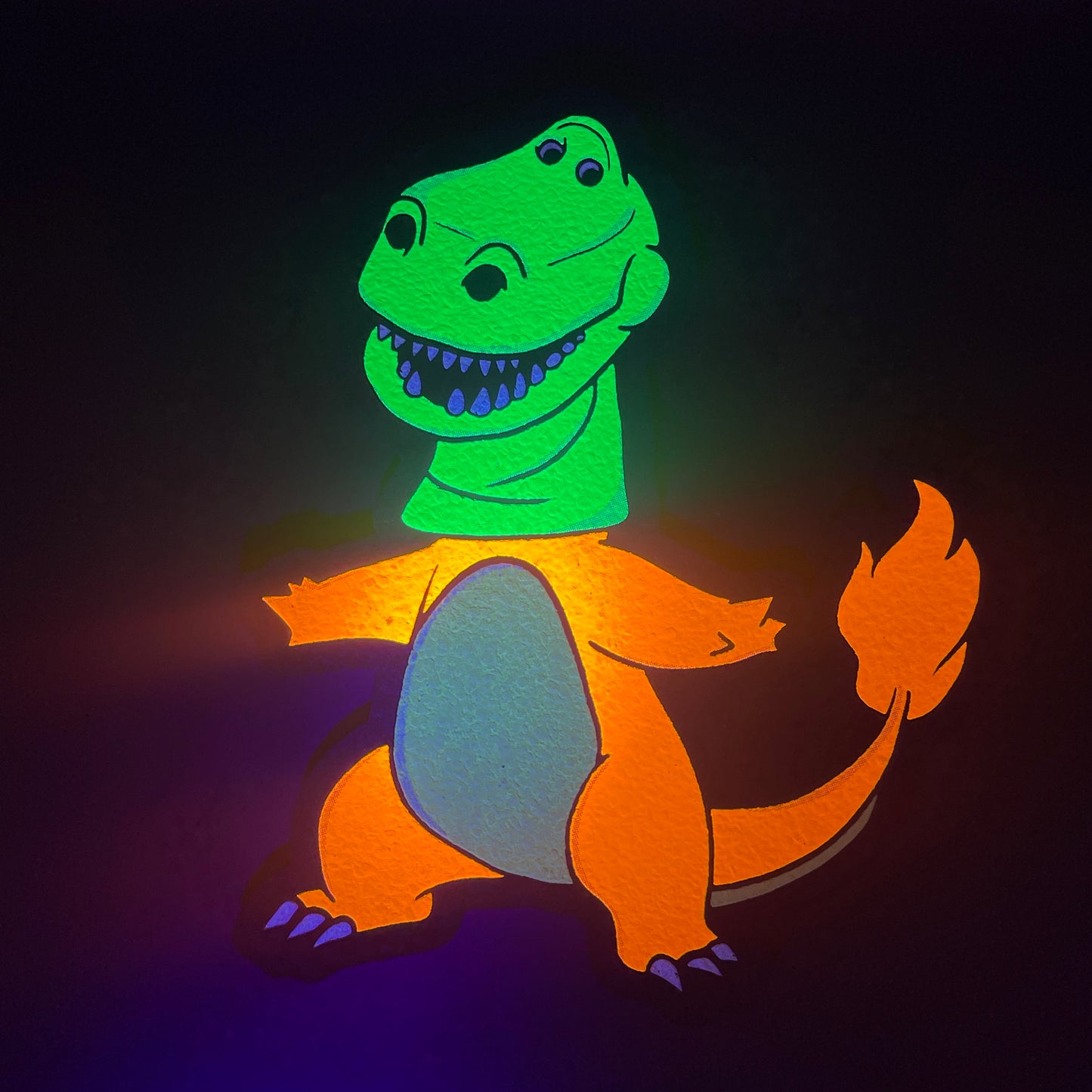 Hippie Hussle X 74Lands Green Charmander Moodmat