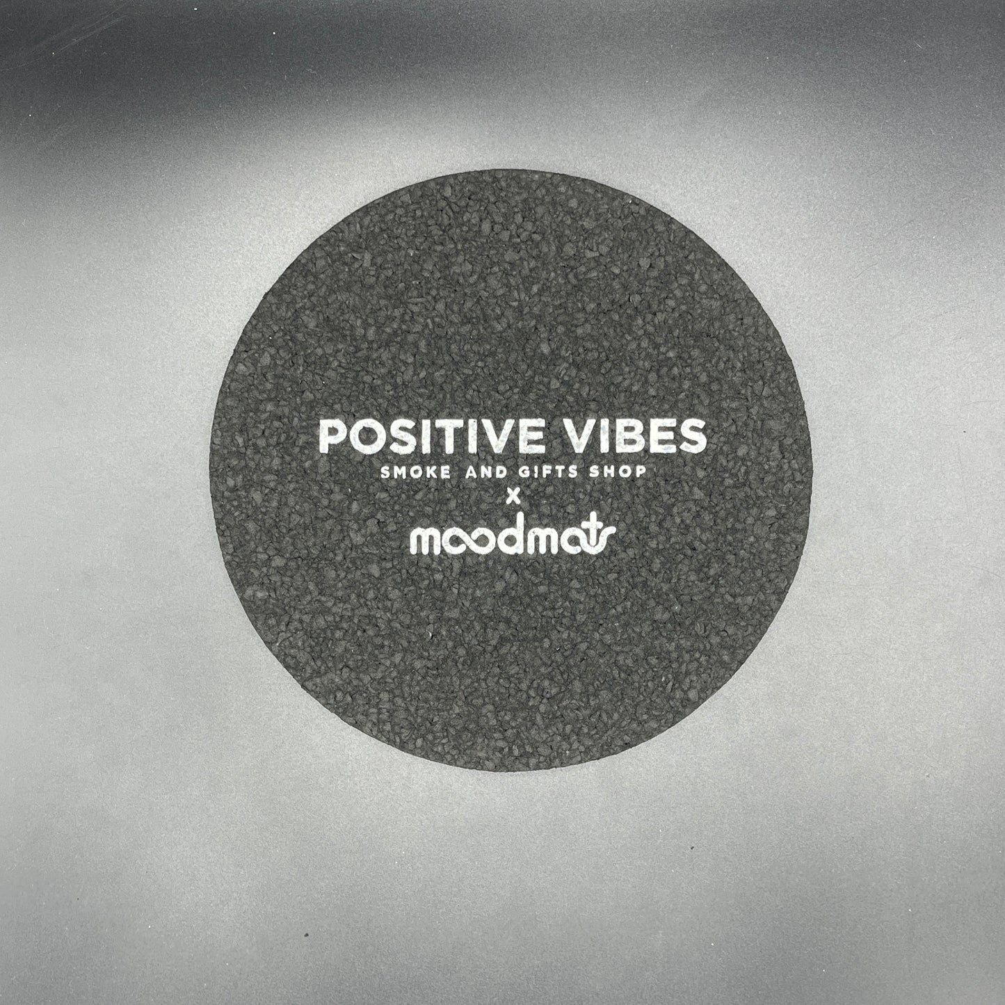 Positive Vibes Blue Logo Moodmat