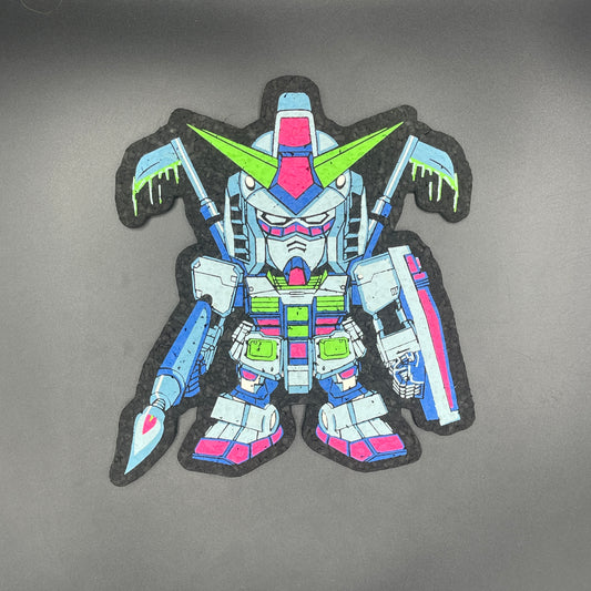 Lovin Da Treez Neon Gundam Robot Moodmat