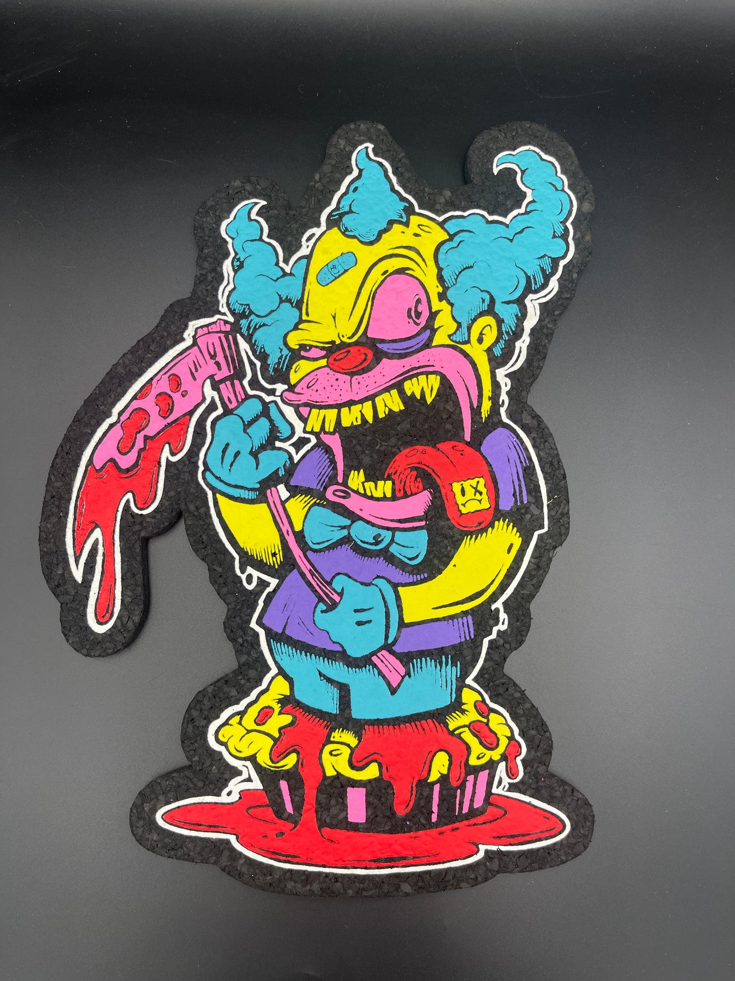 Hippie Hussle Evil Krusty The Clown Moodmat