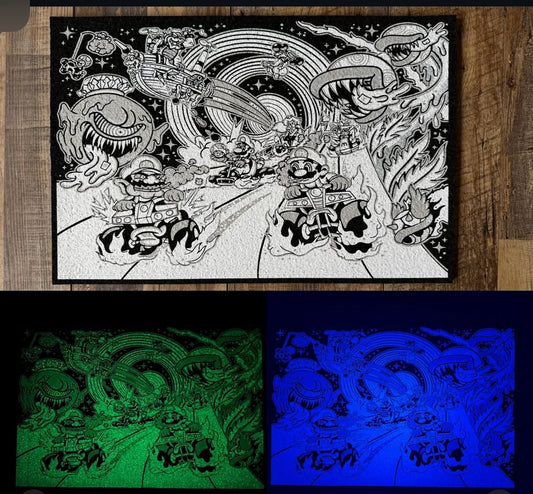 Dark Mountain Cult X Glass House Retro Road Sesh Moodmat