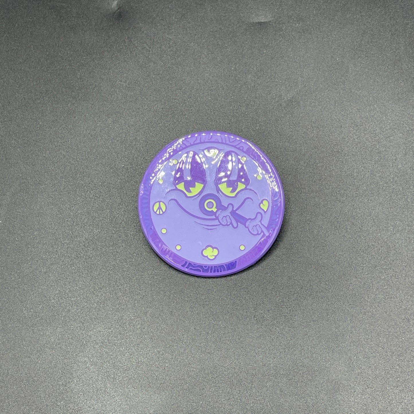 Born Ready Designs Flower Hour Purple Pin