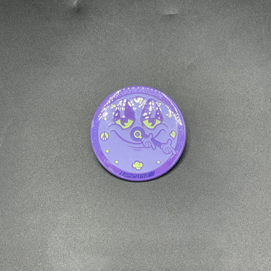 Born Ready Designs Flower Hour Purple Pin
