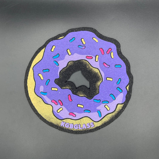 KGB Glass Purple Sprinkled Donut Moodmat