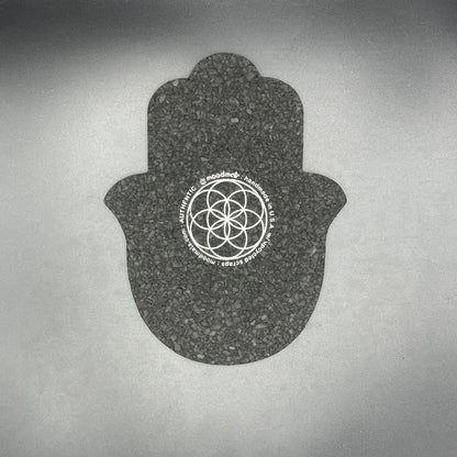 Illuminati Gold Hamsa Hand Moodmat