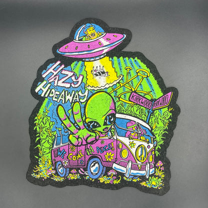 The Hazy Hideaway Alien Hippie Van Moodmat