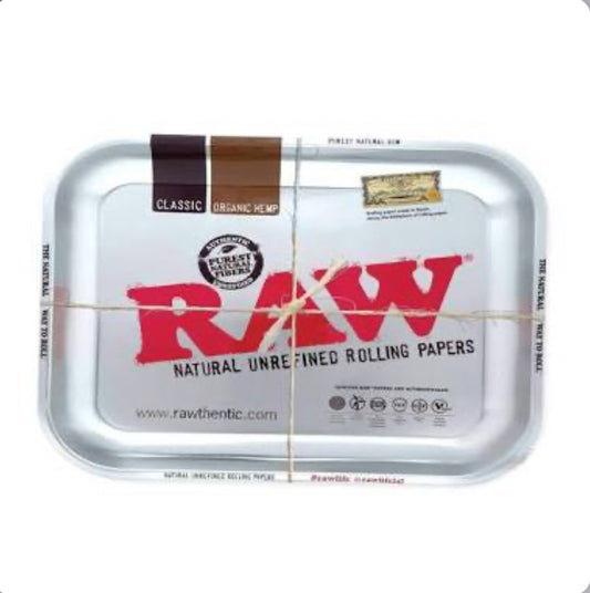 Raw Silver Medium Metal Tray