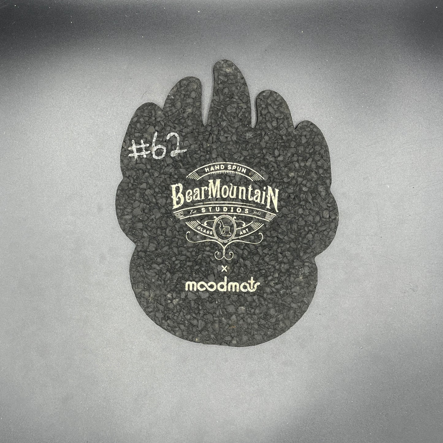 Bear Mountain Studios Green & Black Bear Paw Moodmat