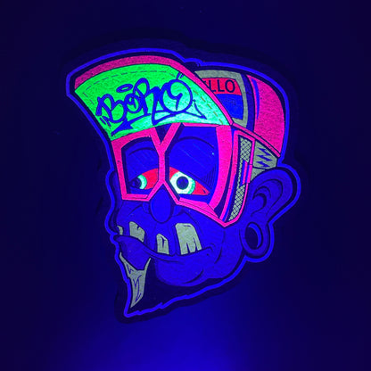 Boro Neon Head Moodmat