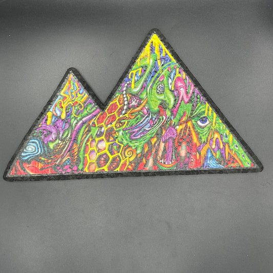 Visual Fiber X Summit Quartz Trippy Mountain Moodmat