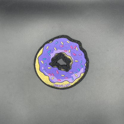KGB Glass Purple Sprinkled Small Donut Moodmat