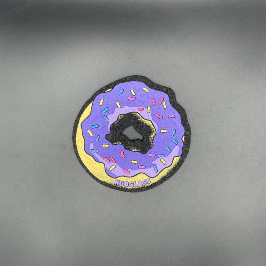 KGB Glass Purple Sprinkled Small Donut Moodmat