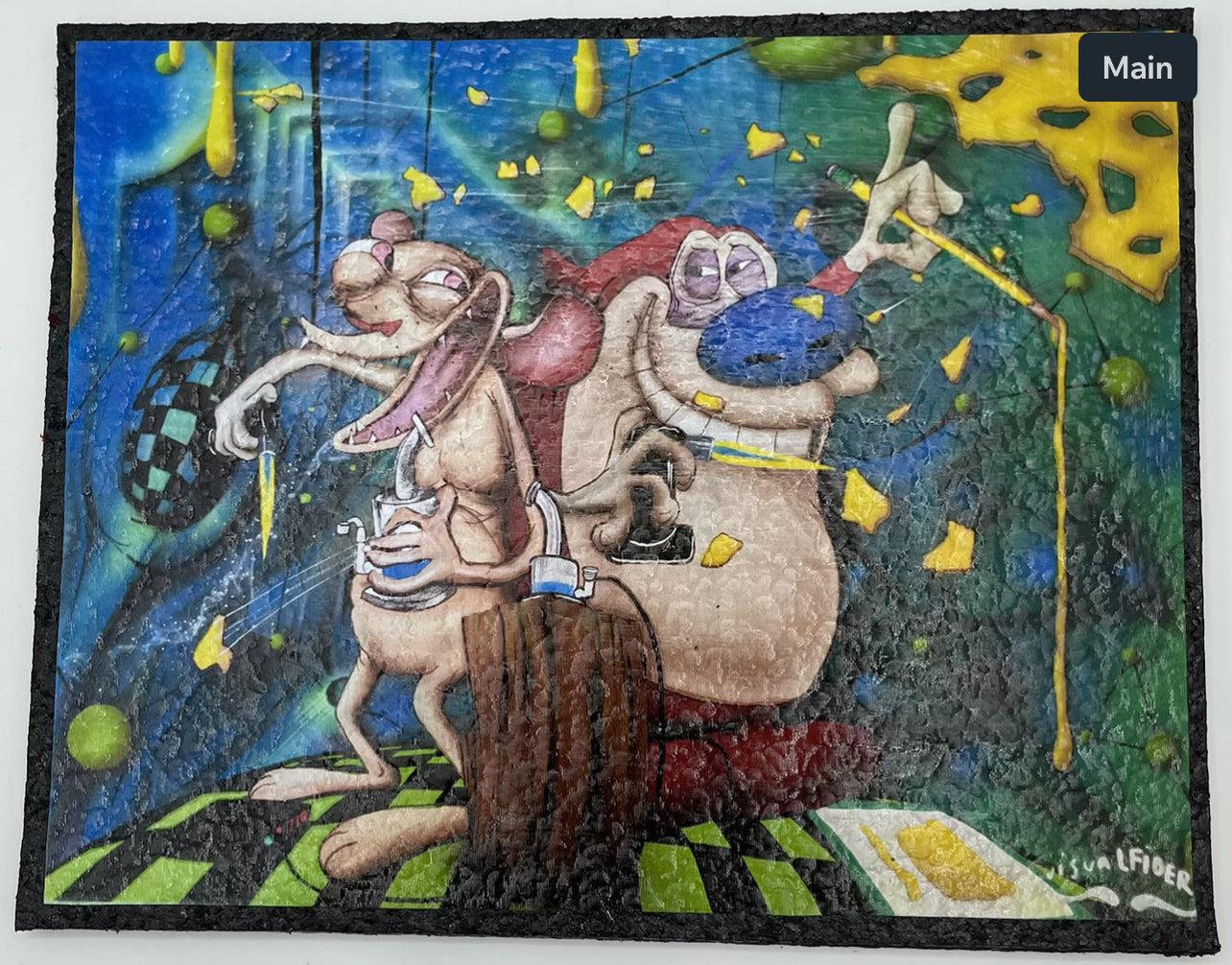 Visual Fiber Red & Stimpy Mat