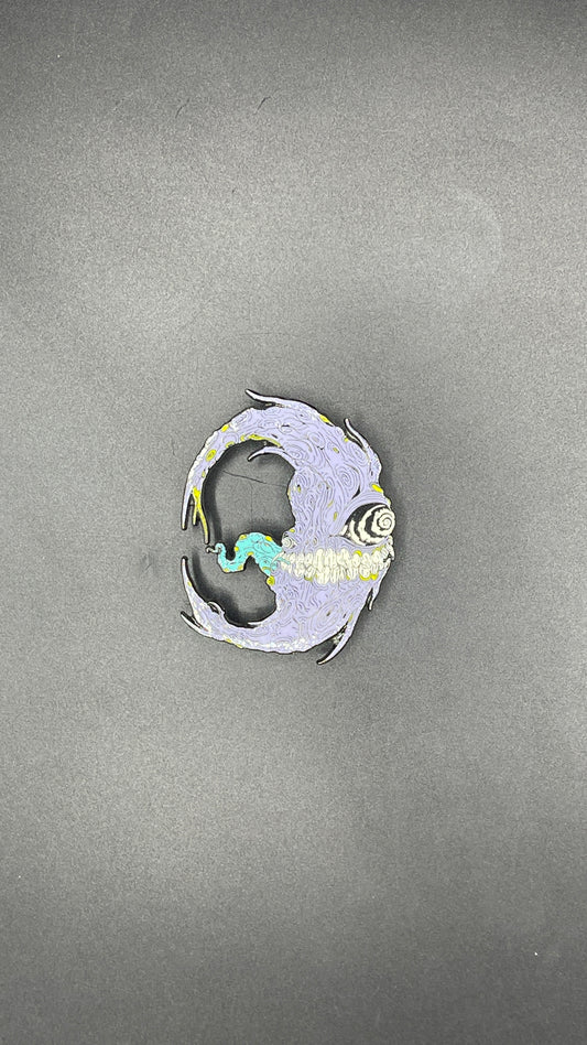 Grominate X From NY To The Moon Violet Nights Pin