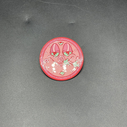 Born Ready Designs Flower Hour Red Pin