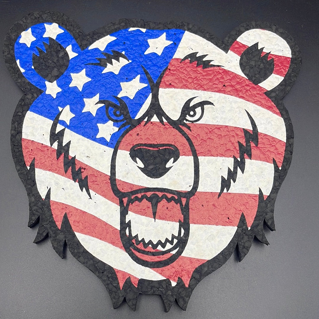 Bear Quartz 4th of July Mood Mat