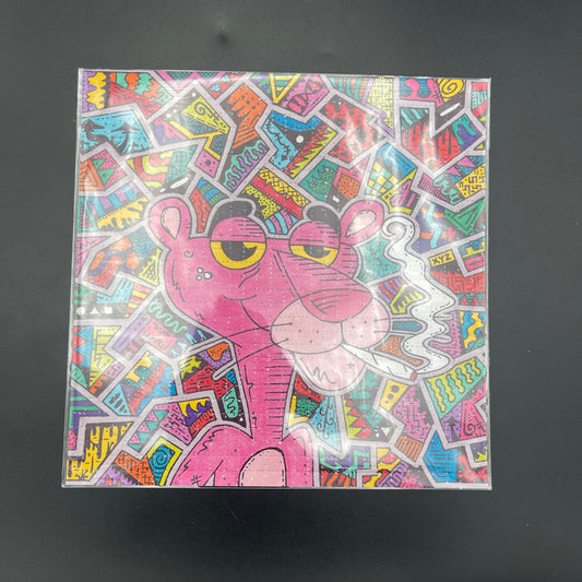 Zane Kesey Pink Panther Blotter Art