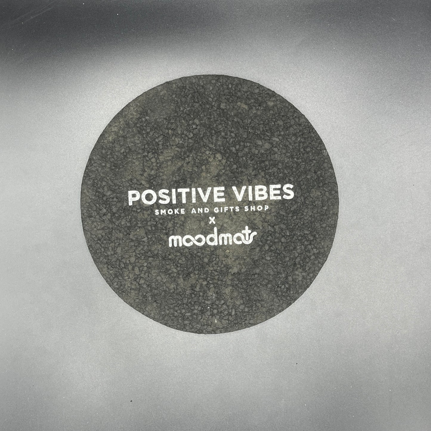 Positive Vibes Teal To Yellow Logo Moodmat